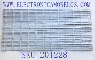 KIT DE LEDS PARA TV SONY (28 PZ) / NUMERO DE PARTE LB7502F V0_12 / 7502F00002 / PANEL YDBO65DBU02 / MODELO XR-75X95J / XR75X95J